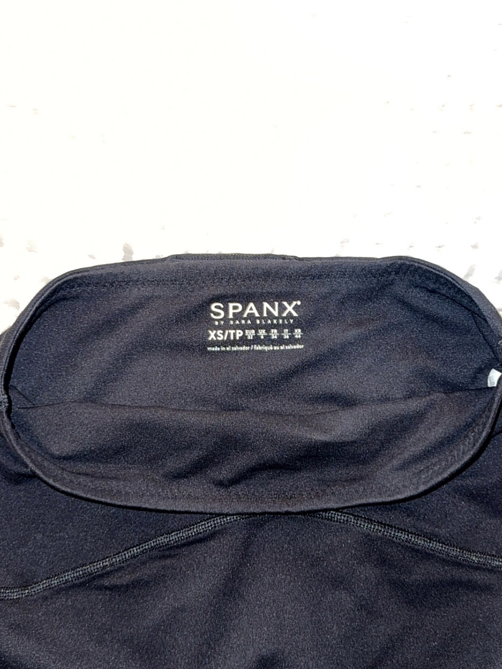 SPANX Booty Boost Active Leggings Very Black Full Length XS Pristine 50124R - Picture 12 of 16